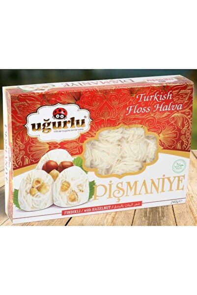 Uğurlu Vată de zahăr tradițională turcească, Pismaniye, 240 gr - Alune de pădure