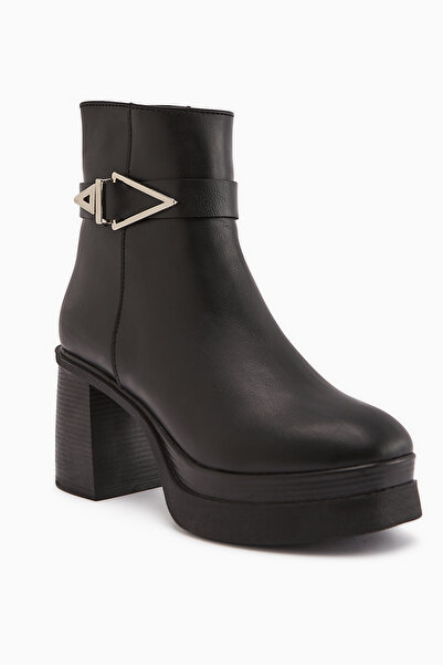 Limoya Hilda Чорні черевики на підборах з деталями