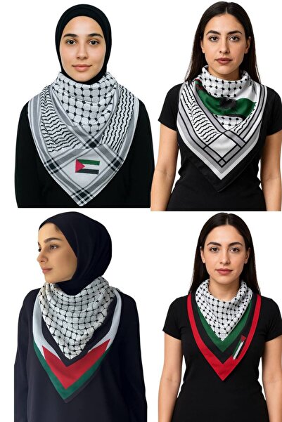 ALDAIYR 4 bucăți 100/100 steagul Săoartei Palestinei