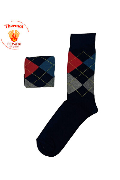 FENRA STUDIO Full Thermal Towel Black Baklava Men's Socks