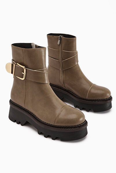 Limoya Cristin Vizon Yüksek Tabanlı Kadın Bot