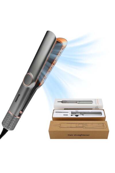 Rovo Ισιωτικό μαλλιών θερμού αέρα 2 σε 1 Rovotec HS906, 1300W, Στέγνωμα, Ισιωτικό μαλλιών