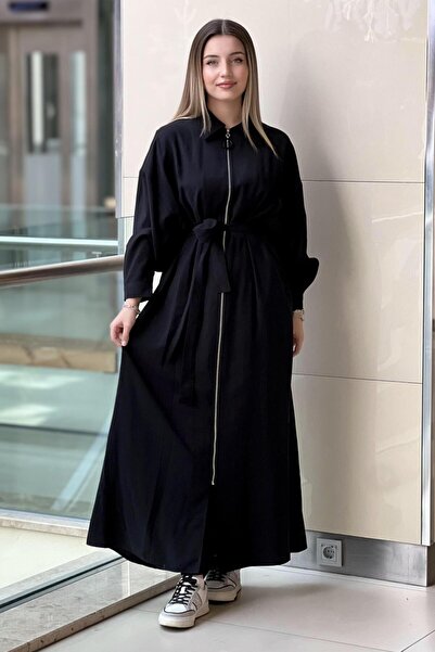 Ceremony Front Zipper Single Handle Stone Detail Internal Zipper Closure Cap