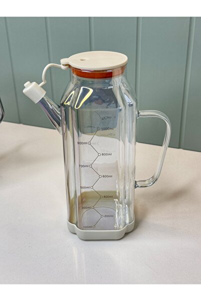 dunyazuccaciye Hologram Color Glass Oil Pot