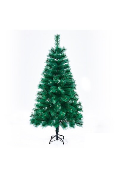 GOLD MARKET Brad artificial de Craciun tip pin clasic, 210 cm, suport metalic, Verde