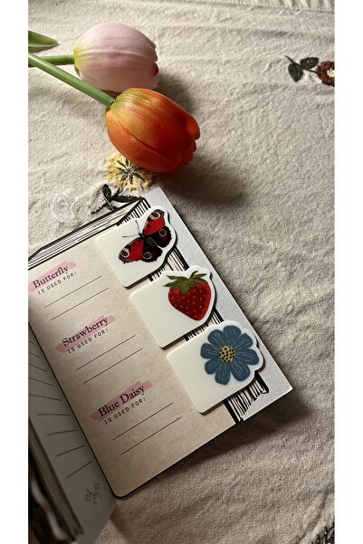Nova Crafts Little Book Botanical Journal Tabs / Post it / Sticker / Not Kâğıdı / Kitap Ayracı