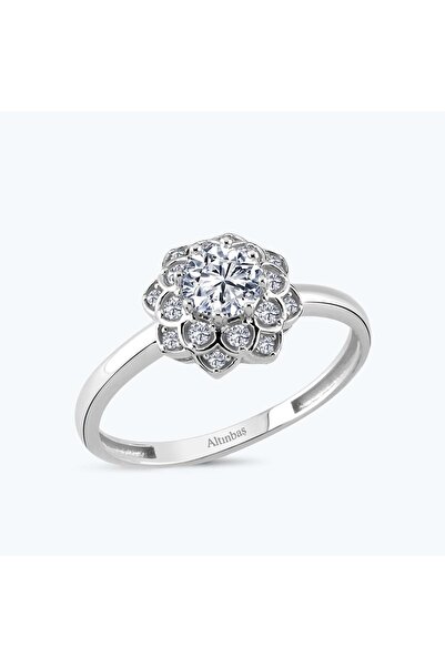 Altınbaş Altın Vintage Çiçek Yüzük