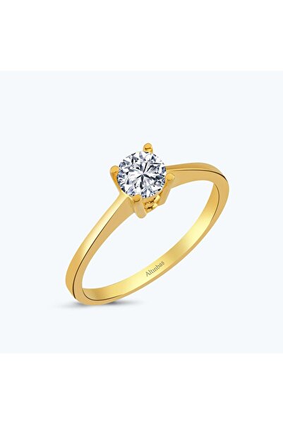 Altınbaş 22 Ayar Altın Tektaş Yüzük