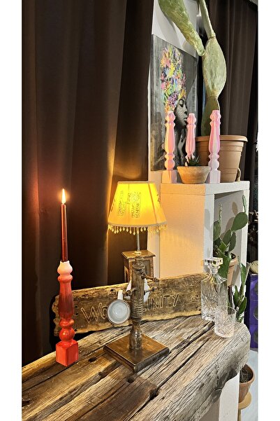 Woodlinity Kupa bardak askisi 5 kollu eskitme ceviz renkli