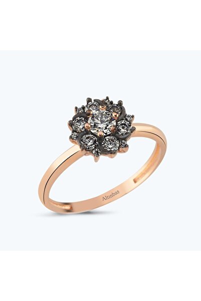 Altınbaş Altın Vintage Çiçek Yüzük