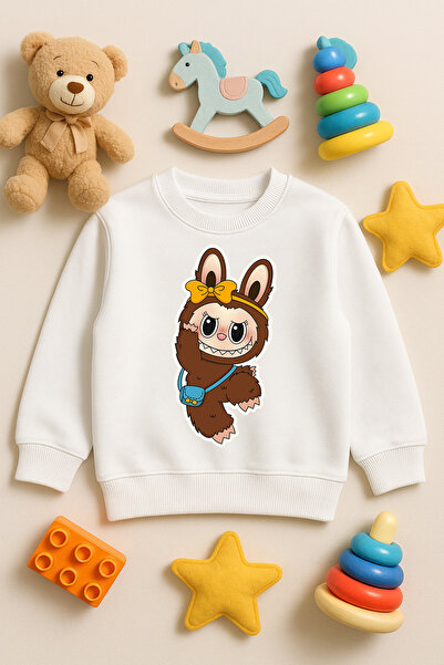 SVART WEAR Labubu Print cu imprimeu Hanorac pentru copii și adulți tricou 100...