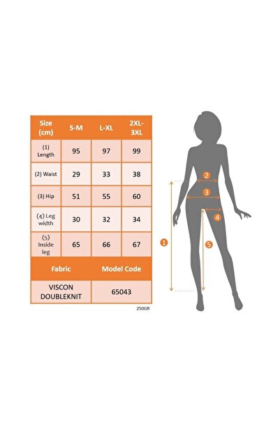 My Reality Fashion Women's High Waist Mesh Detailed Slim Fit Viscose Two Thread Pants