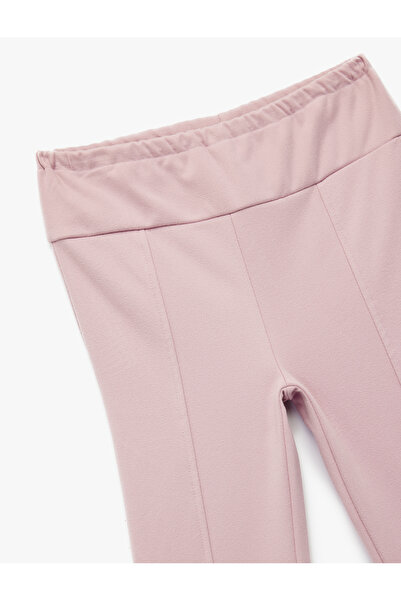 Koton Basic Spanish Leggings Lilac Girl's Pants 6Wkg40031Ak
