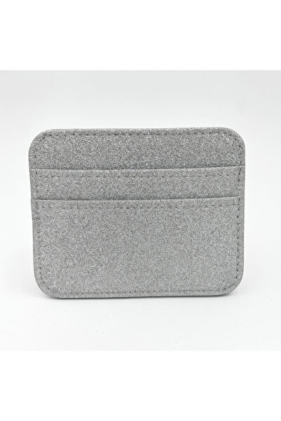 SHIKIRTI Suport pentru carduri pentru femei, cu două fețe, cu sclipici (livrare în cutie)