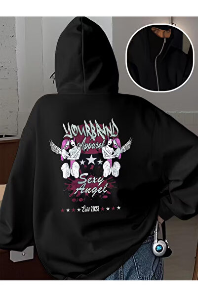 LAND MODA سترة صوفية للجنسين من Snow Masked Ninja من الصوف السميك بخيطين