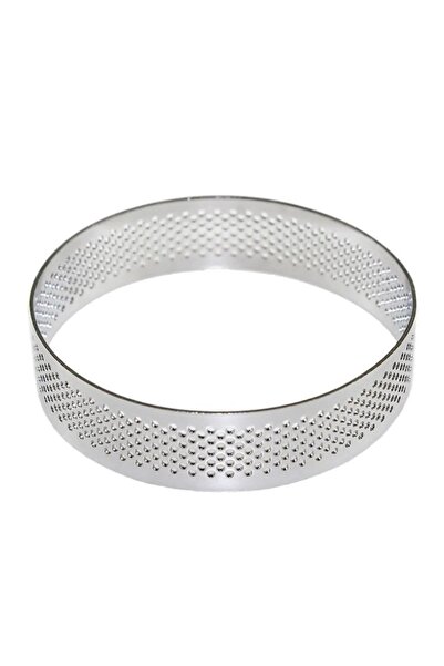 As قالب بارفي دائري مثقوب 10×2.5 سم