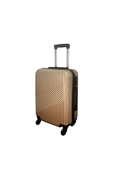 OEM Troler cabina Ryan Air, Wizzair, ABS Rezistent, 55x35x22 cm, Bej, TR-00101