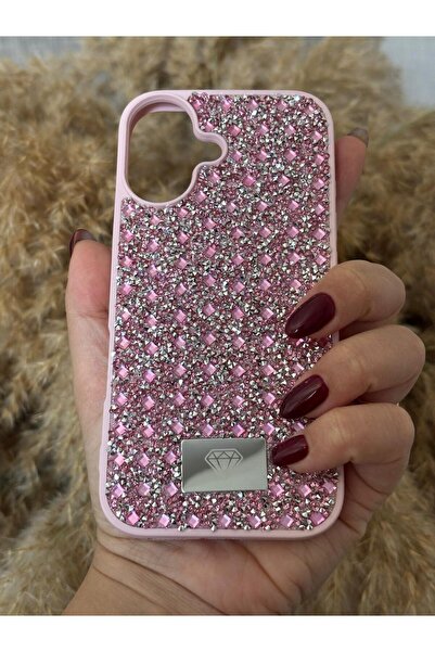 Hatreds Apple iPhone 17 Uyumlu Kamera Korumalı Parlak Taşlı Şık Görünümlü Lüx...