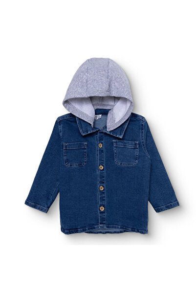 ebebek Hello Baby HelloBaby Erkek Bebek Circus Gömlek Denim Uzun Kol