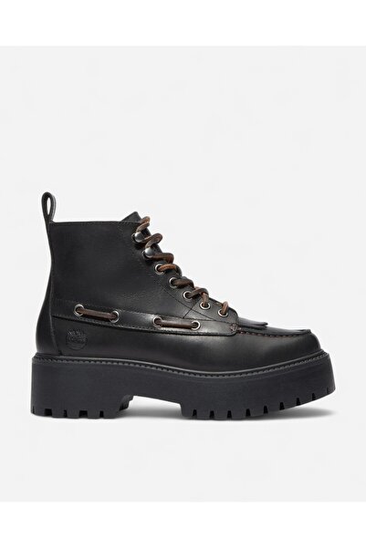Timberland STONE STREET MID LACE UP BOOT Kadın Siyah Bot TB0A27YZW021