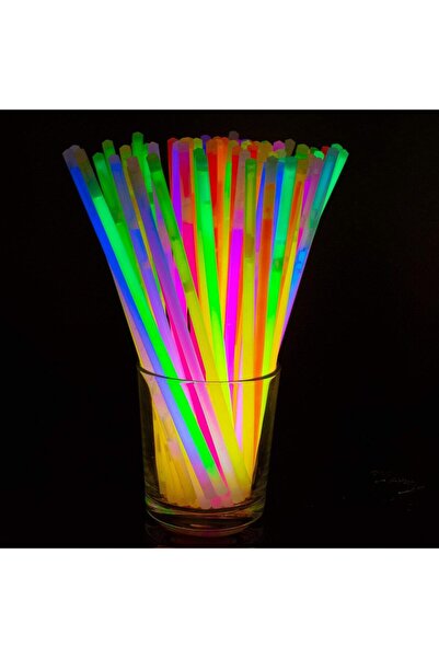 Xess Glow in the Dark Glow Sticks Party Supplies 100 Pieces per Set, Multi-Colored for Fun and