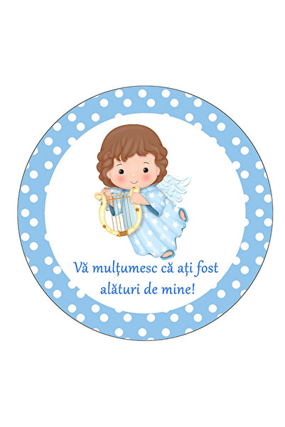 OEM Etichete marturii botez 6 - Set 50 buc.