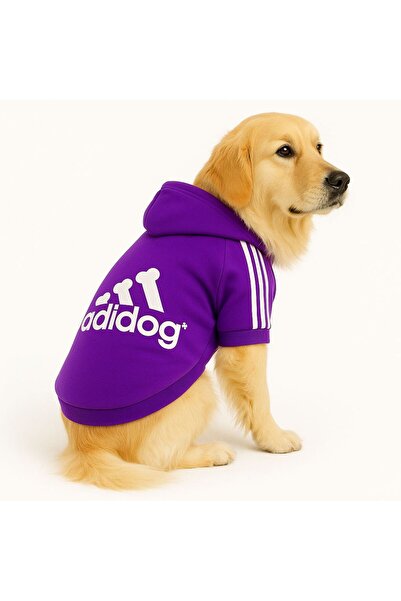 DOGİ&DOG Büyük Irk Mor Sporcu Köpek Sweati Köpek Kıyafeti (11-45kg)