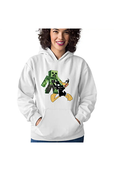 OEM Hanorac Femei Daffy Duck Minecraft Creeper