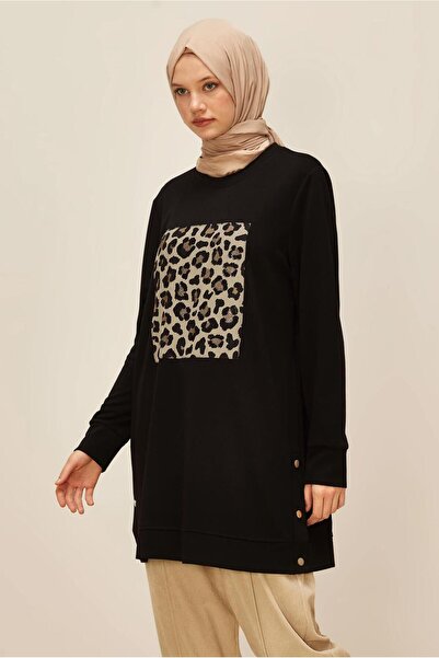 Alvina Leopard Printed Tracksuit Tunic 45921