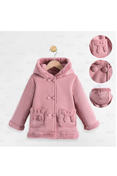 SETTY KOOP Adorable Pink Hooded Coat for 2-6 years Girls – Warm & Soft Winter...