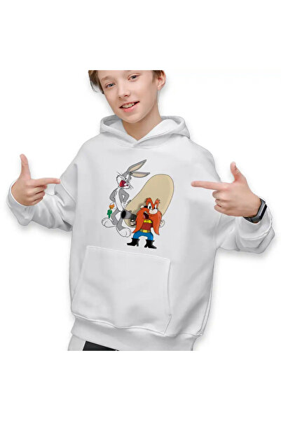 OEM Hanorac Copii Baieti Yosemite Sam Bugs Bunny