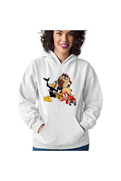OEM Hanorac Femei Daffy Duck Tasmanian Devil Taz Yosemite Sam