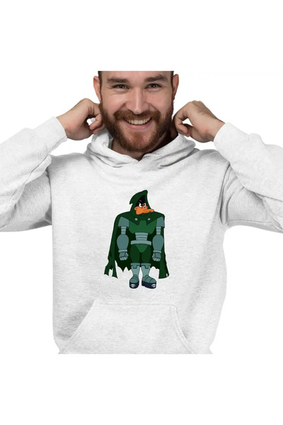 OEM Мъжки суичър с качулка Daffy Duck Doctor Doom