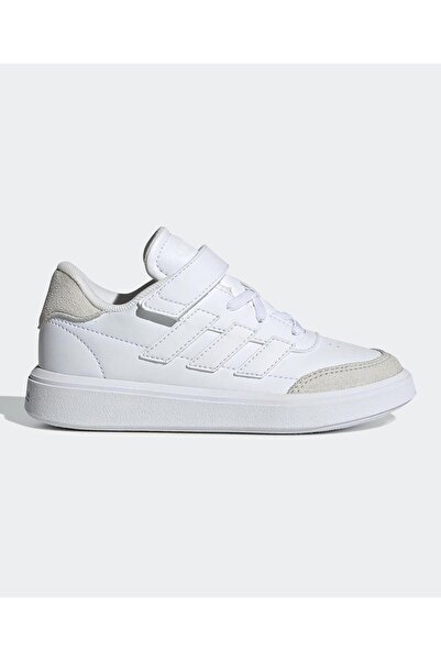 adidas Courtblock Elastic Lace Sneakers - White