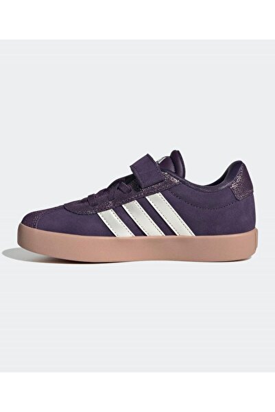 adidas VL Court 3.0 Velcro Closure Sneakers - Purple
