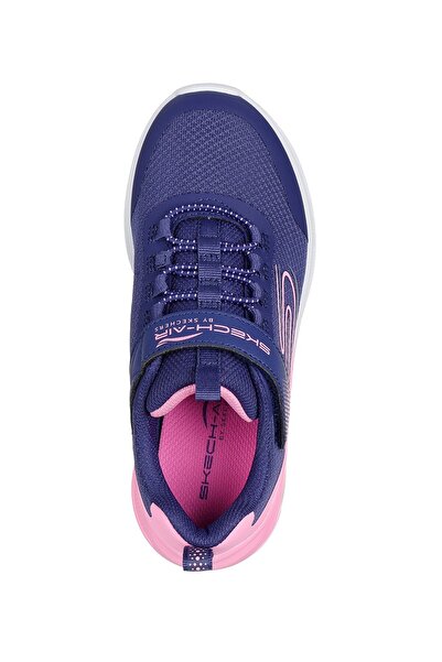 SKECHERS Microspec Max Advance Fly 3.0 Adaptive Closure Sneakers - Navy Blue & Pink