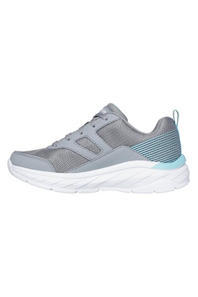 SKECHERS Boundless Unmatched Speed Slip On Shoes - Grey & Turquoise
