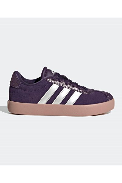 adidas VL Court 3.0 Lace Up Sneakers - Purple