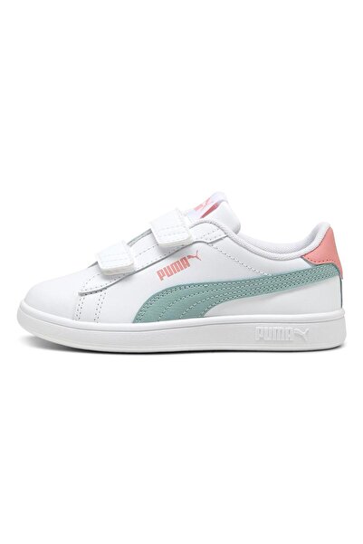 Puma Smash 3.0 L V PS -PUMA White-Modern Mint-Pink Fruit