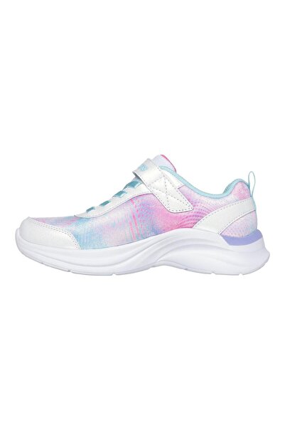 SKECHERS Aloha Dream Velcro Closure Sneakers - White/Blue