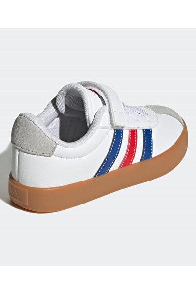 adidas VL Court 3.0 Sneakers - Cloud White/Royal Blue/Better Scarlet