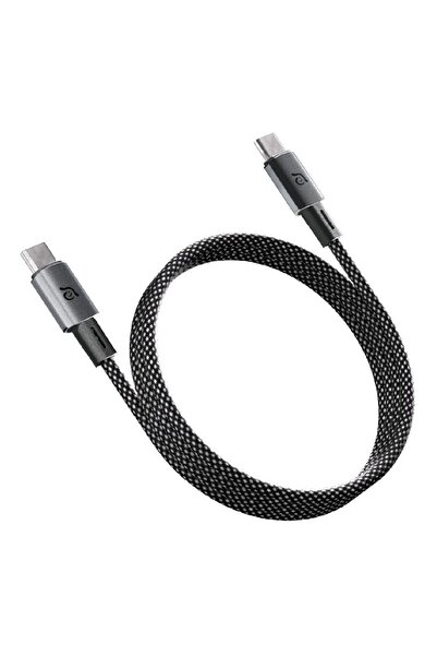 Adam Elements CASA MS100 USB-C to USB-C 240W Magnetic Charging Cable 1m - Black