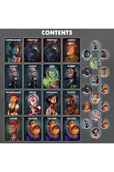 Bezier Games Board game One Night Ultimate Werewolf lb. English