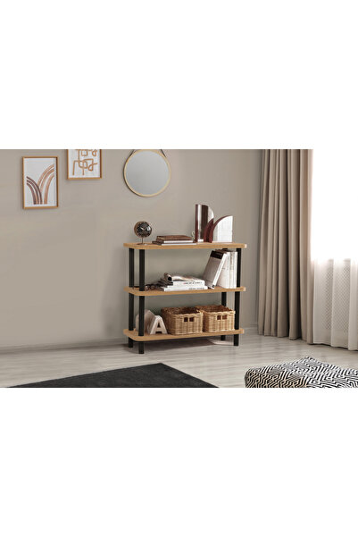 Rabi LUNA STEP KISA KİTAPLIK 80X28 SİYAH