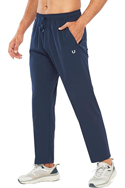 OEM Men's thermal running sports pants, blue, S