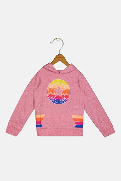 Converse x All Star Toddlers Girl Long Sleeve Sweater, Pink