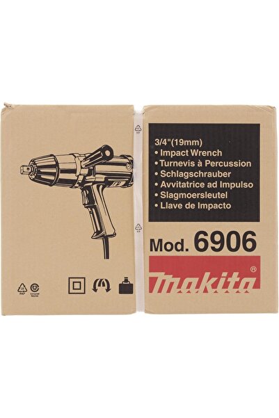 Makita مفتاح ربط صدمي، أزرق، 1.9 سم، 6906