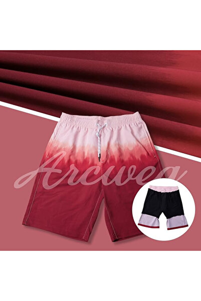 OEM Men's swim shorts, lined, red S