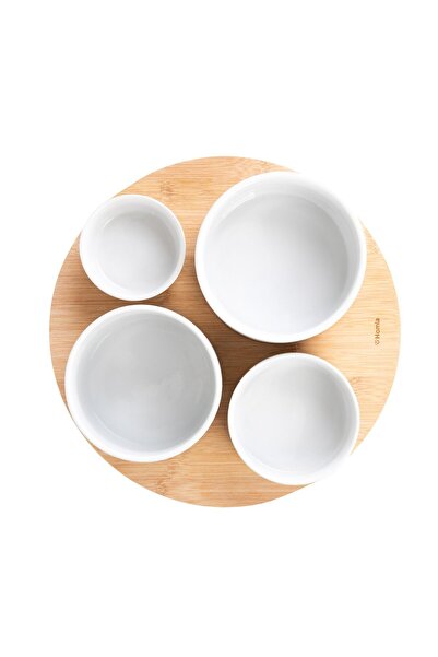 Other Set | YIFAN | white, 5-piece serving bowl | 33 cm | 874524