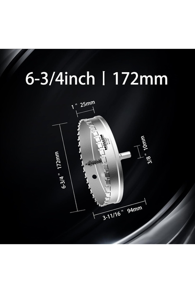 OEM Core drill for steel, plastic, iron, copper, brass 172 cm